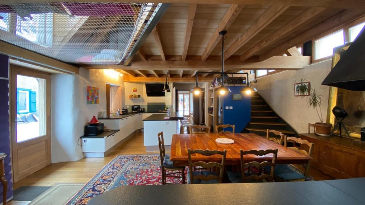 La Grange D'Emmanuel, Marsous, 6-8 Pers Villa Arrens-Marsous Eksteriør billede